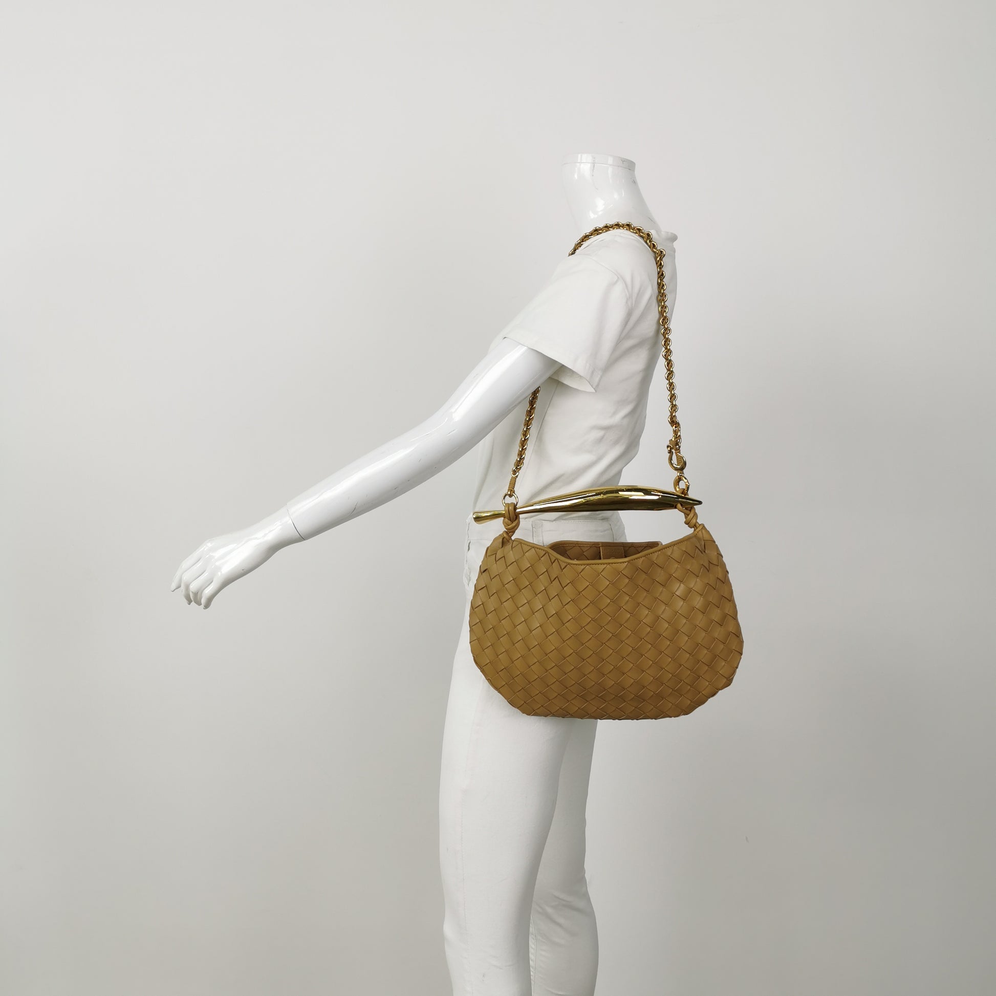 Bottega Veneta Sardine Chain Hobo
