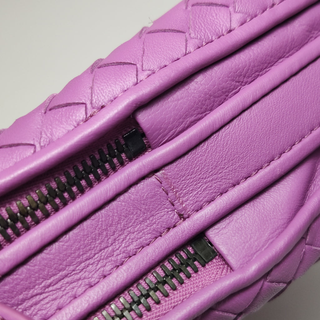 Bottega Veneta Nodini Crossbody Purple Pink