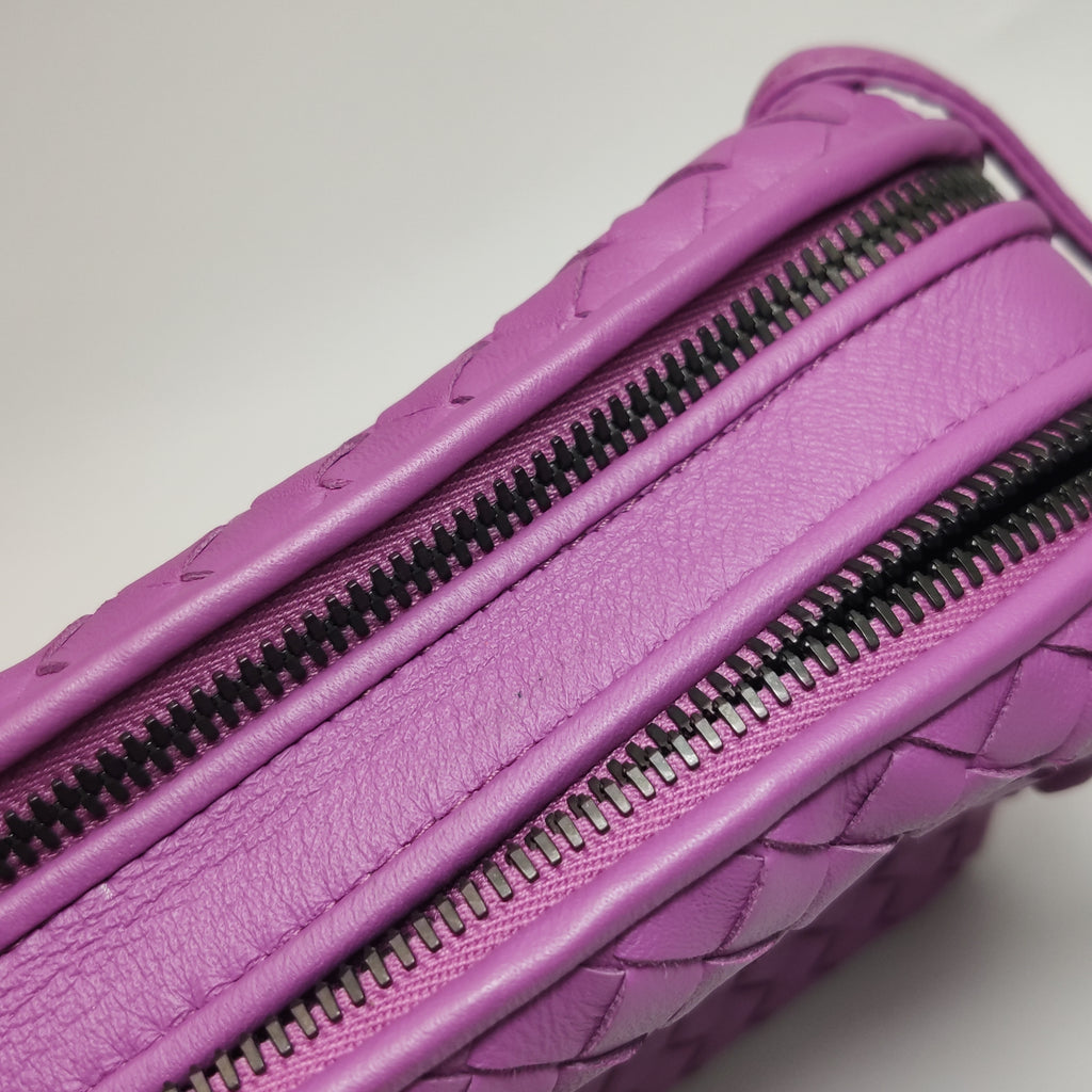 Bottega Veneta Nodini Crossbody Purple Pink