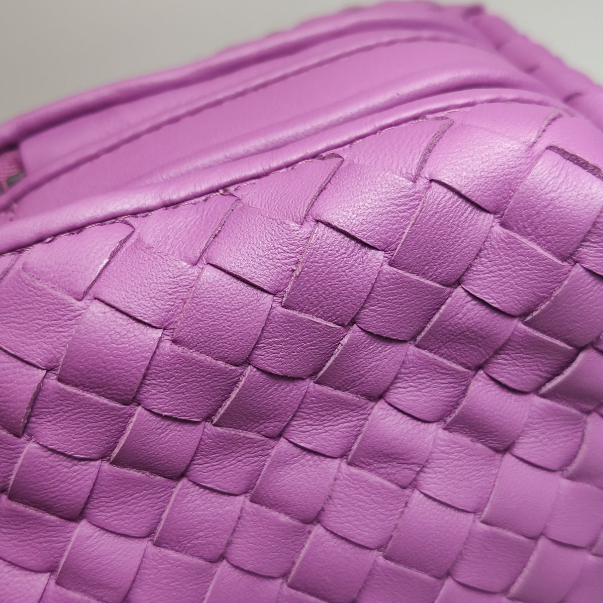 Bottega Veneta Nodini Crossbody Purple Pink