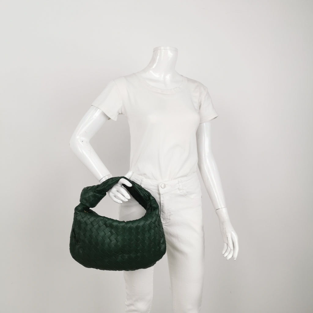 Bottega Veneta Jodie Small Dark Green