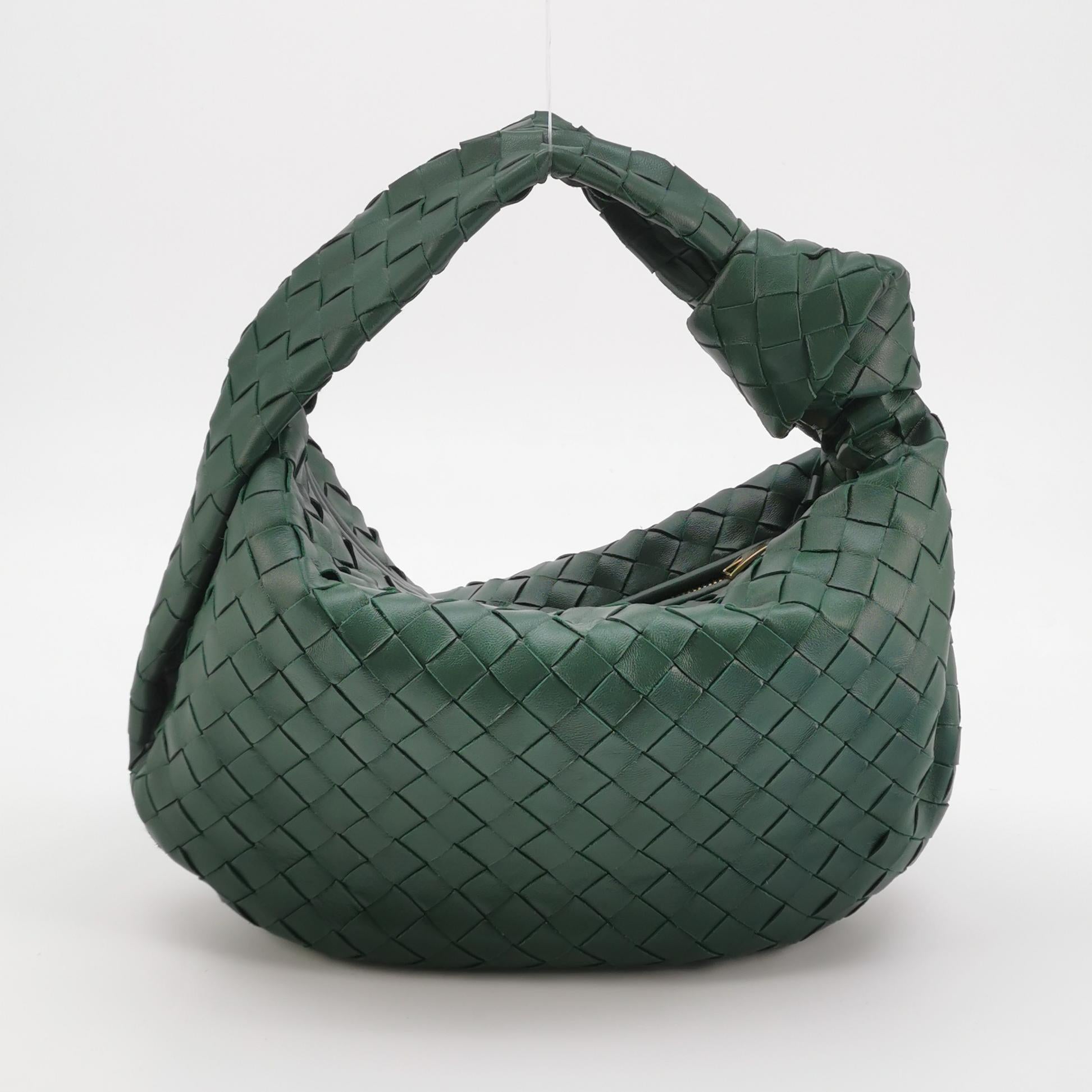 Bottega Veneta Jodie Small Dark Green