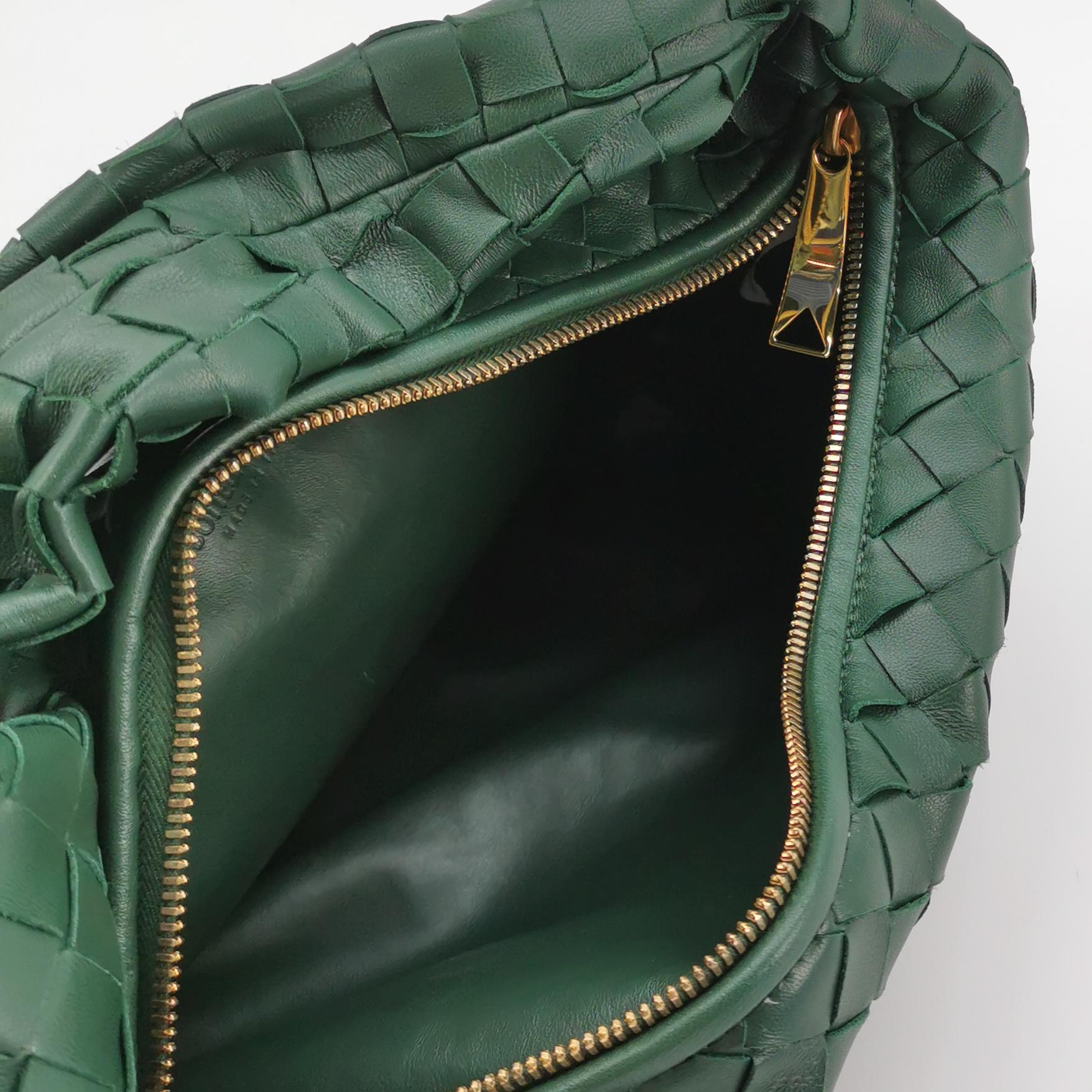 Bottega Veneta Jodie Small Dark Green