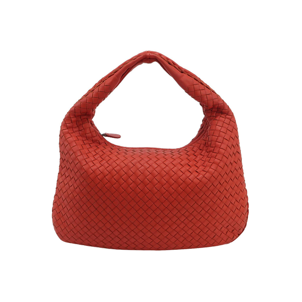 Bottega Veneta Intrecciato Hobo Red