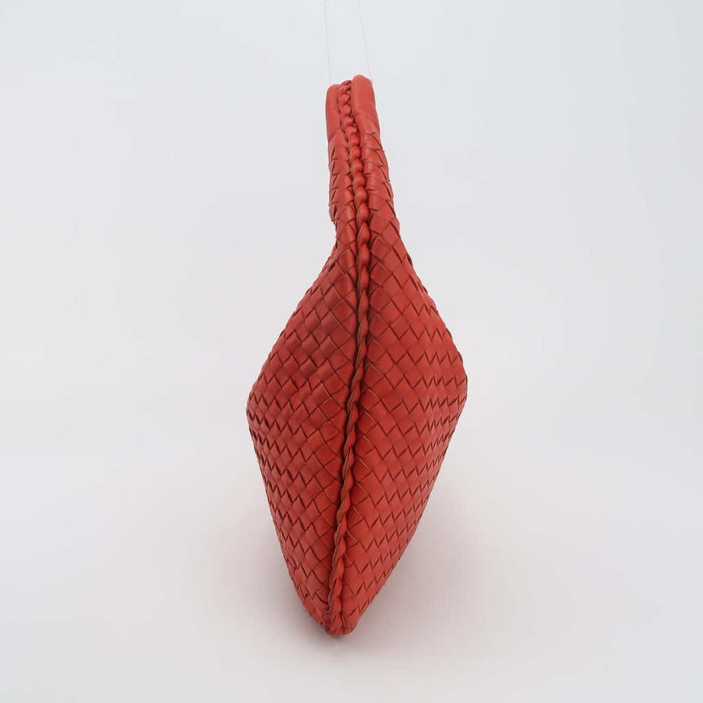 Bottega Veneta Intrecciato Hobo Red