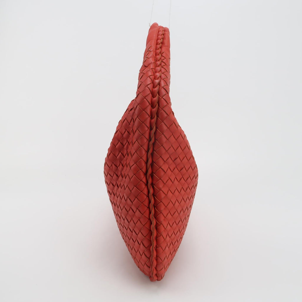 Bottega Veneta Intrecciato Hobo Red