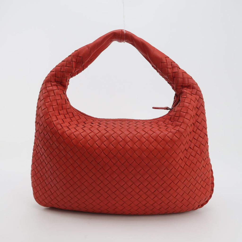 Bottega Veneta Intrecciato Hobo Red