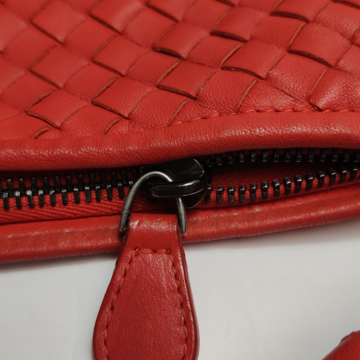 Bottega Veneta Intrecciato Hobo Red