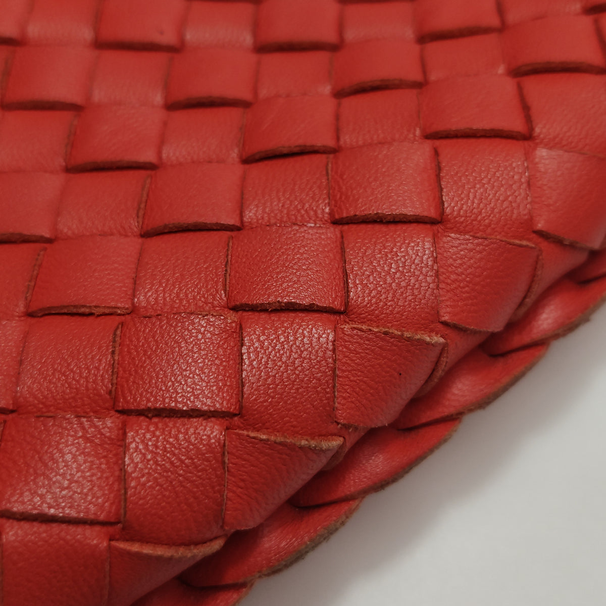 Bottega Veneta Intrecciato Hobo Red