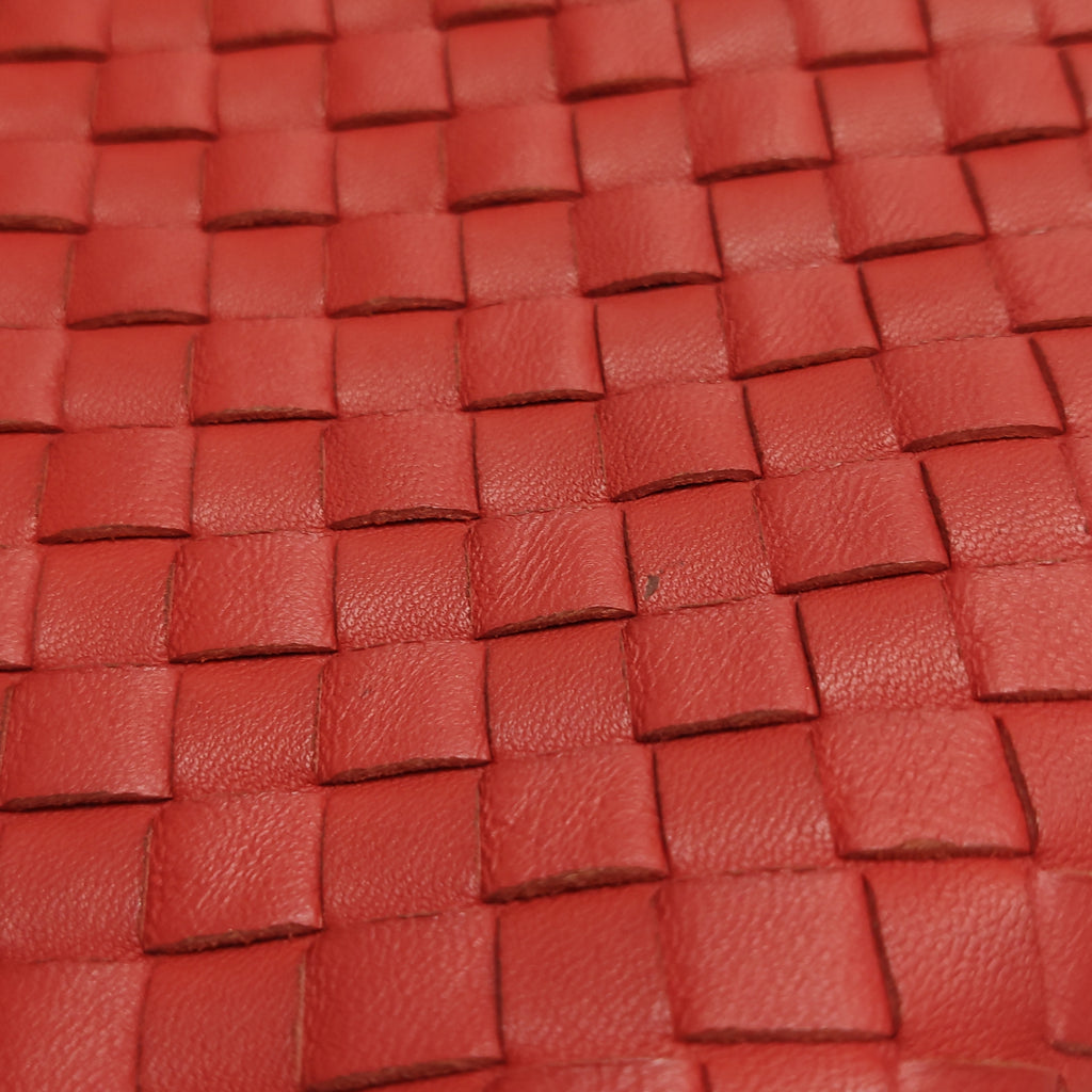 Bottega Veneta Intrecciato Hobo Red