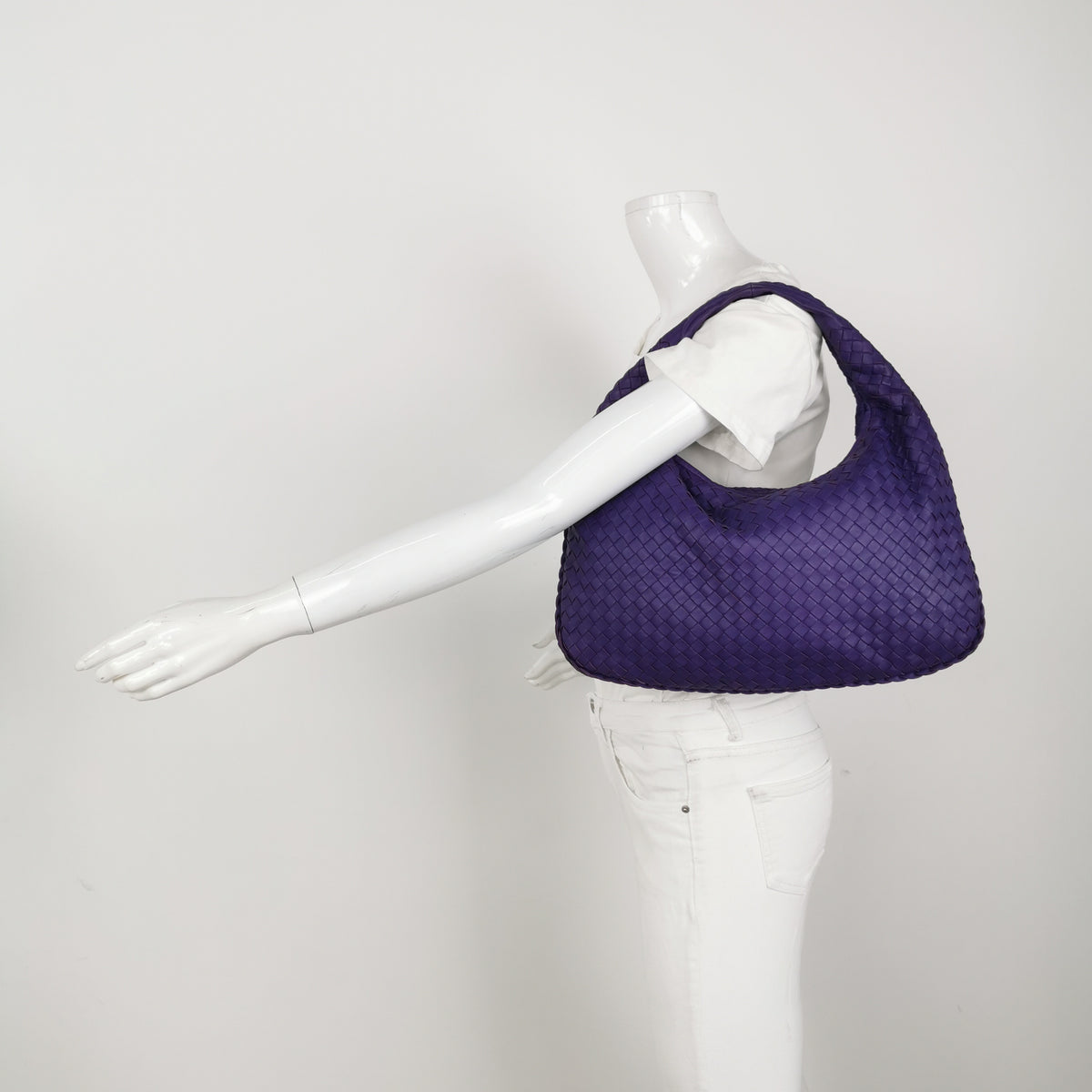 Bottega Veneta Intrecciato Hobo Small Purple