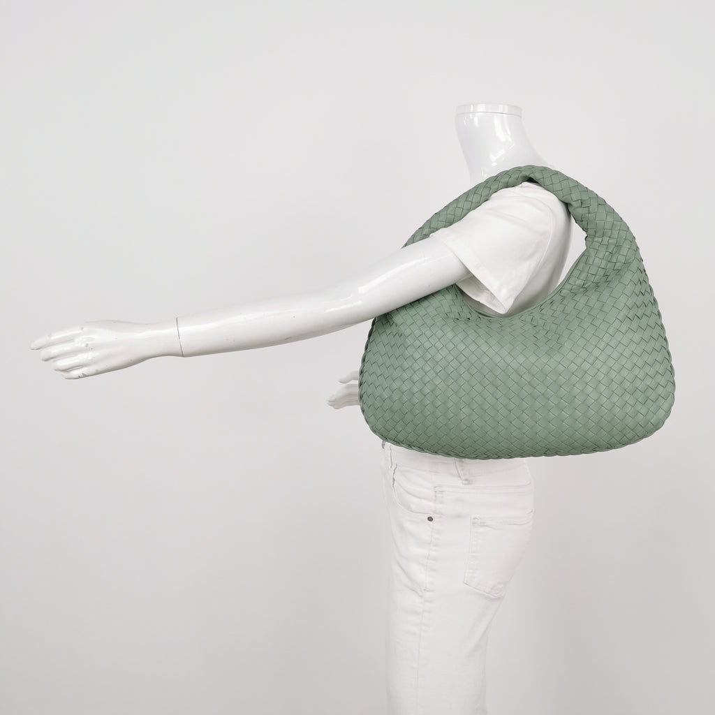Bottega Veneta Intrecciato Hobo Sage Green