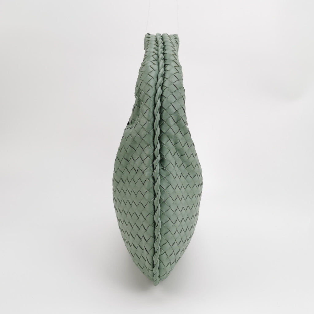 Bottega Veneta Intrecciato Hobo Sage Green