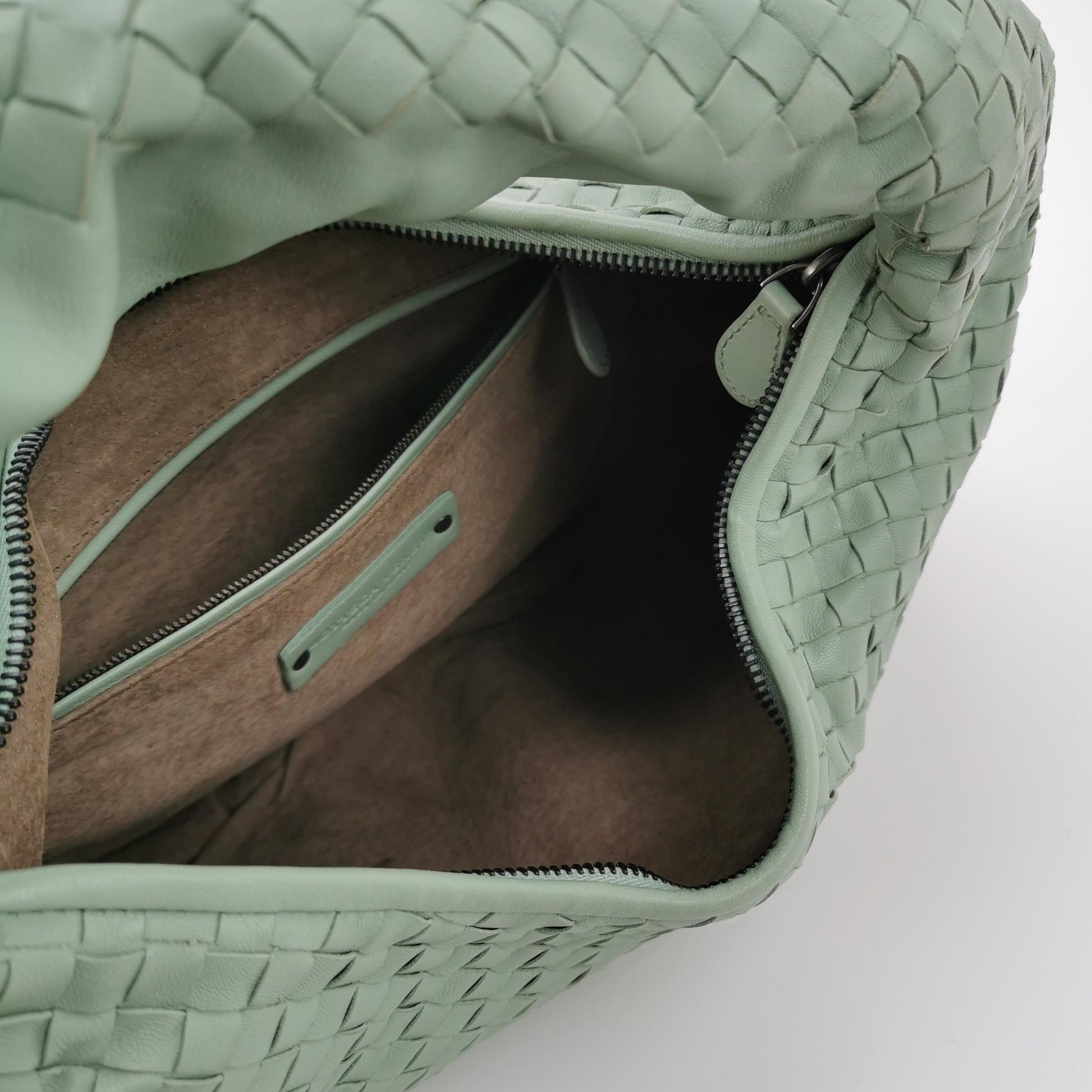 Bottega Veneta Intrecciato Hobo Sage Green