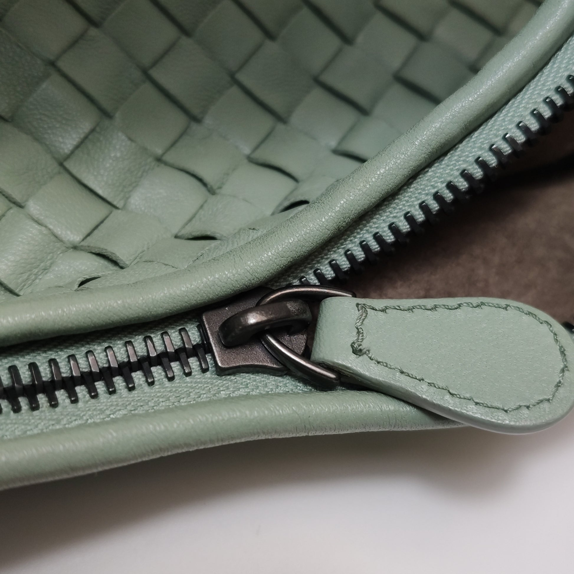 Bottega Veneta Intrecciato Hobo Sage Green