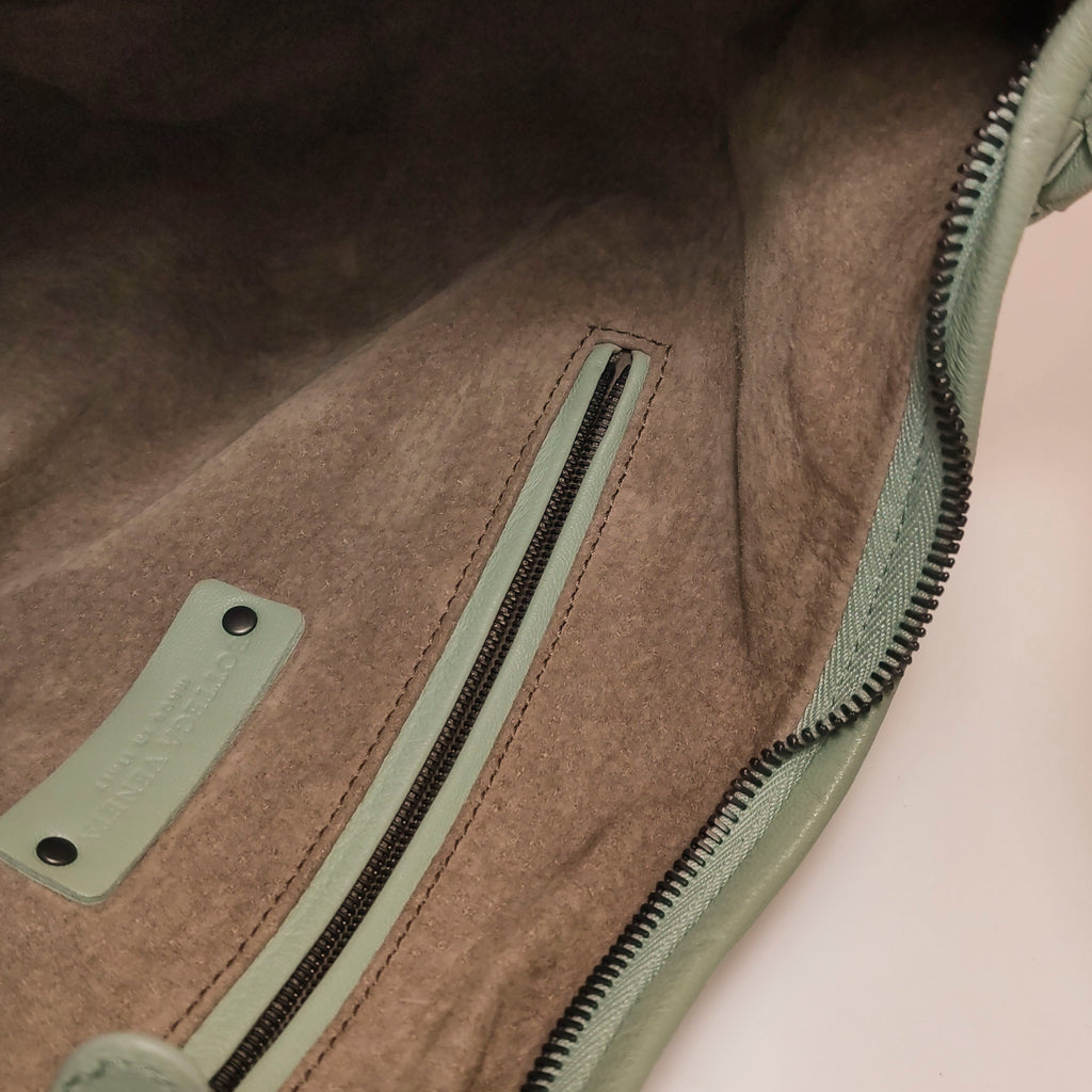 Bottega Veneta Intrecciato Hobo Sage Green