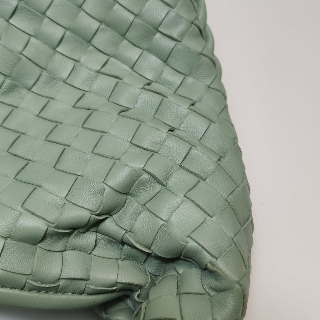 Bottega Veneta Intrecciato Hobo Sage Green