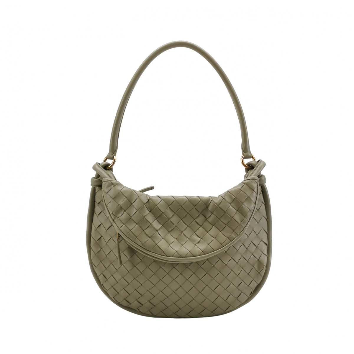 Bottega Veneta Gemelli Medium Travertine Shoulder Bag