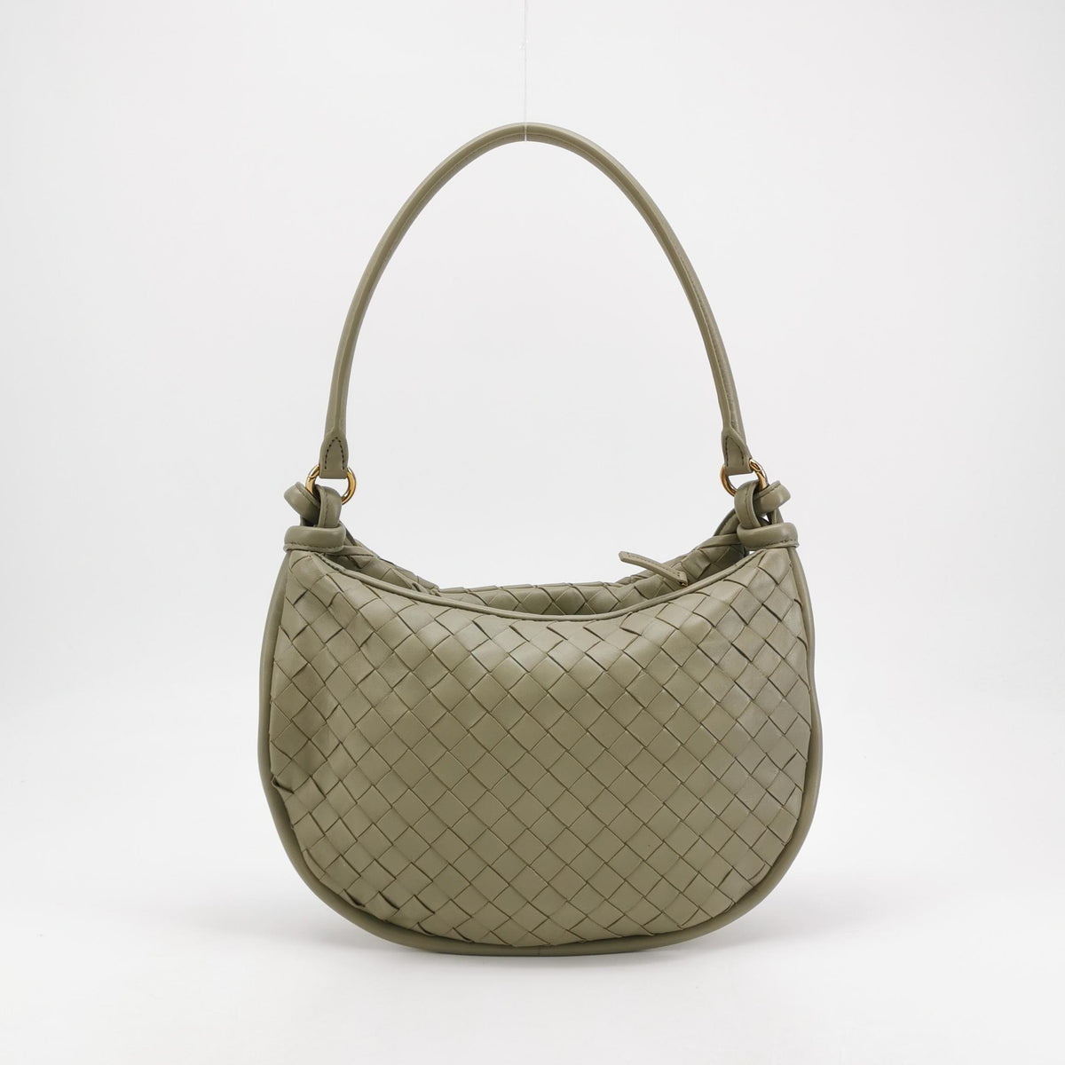 Bottega Veneta Gemelli Medium Travertine Shoulder Bag
