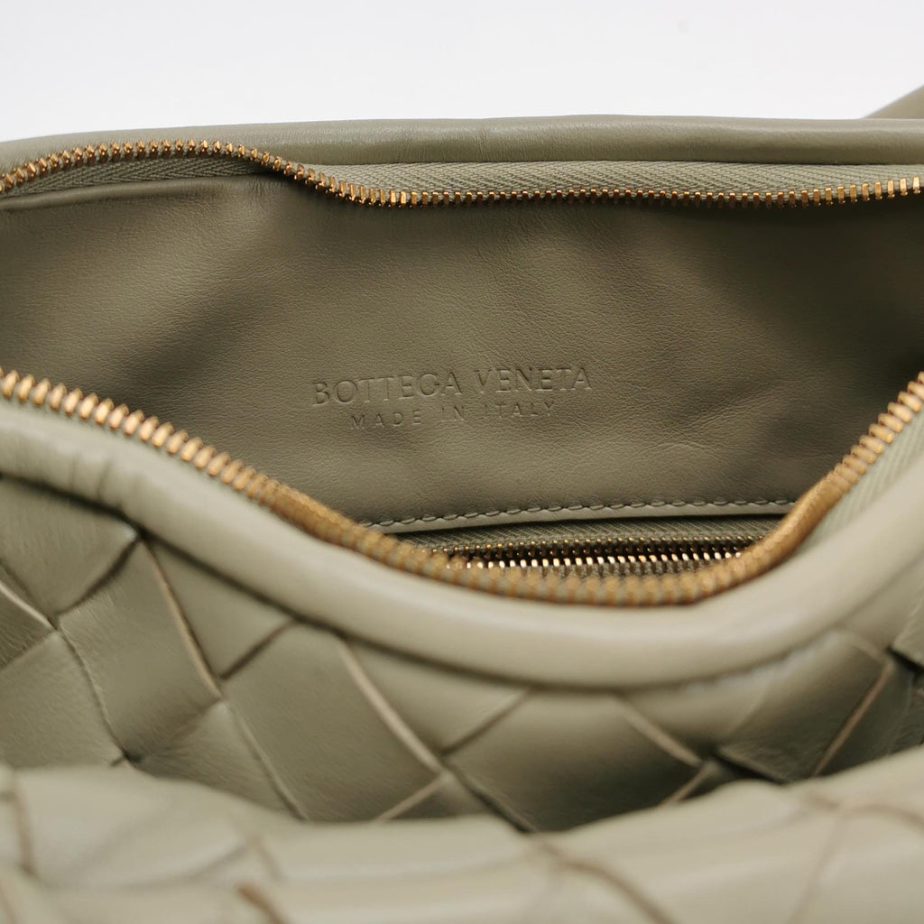 Bottega Veneta Gemelli Medium Travertine Shoulder Bag