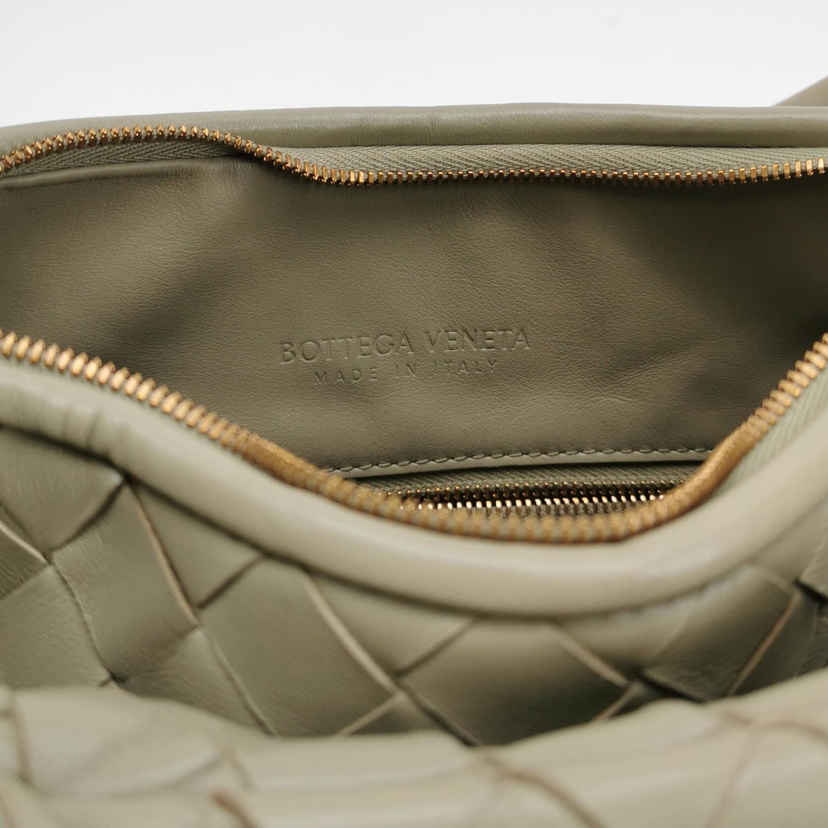 Bottega Veneta Gemelli Medium Travertine Shoulder Bag