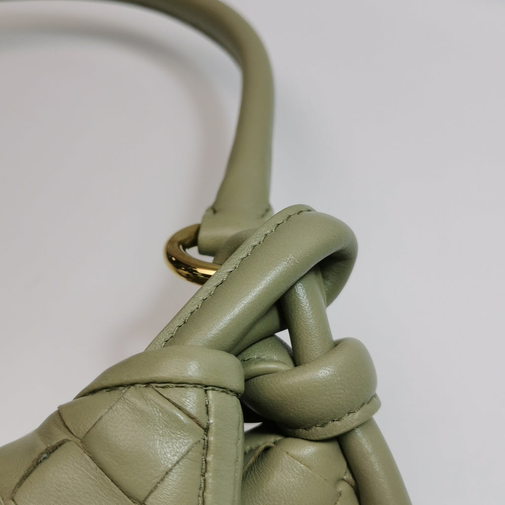 Bottega Veneta Gemelli Medium Travertine Shoulder Bag