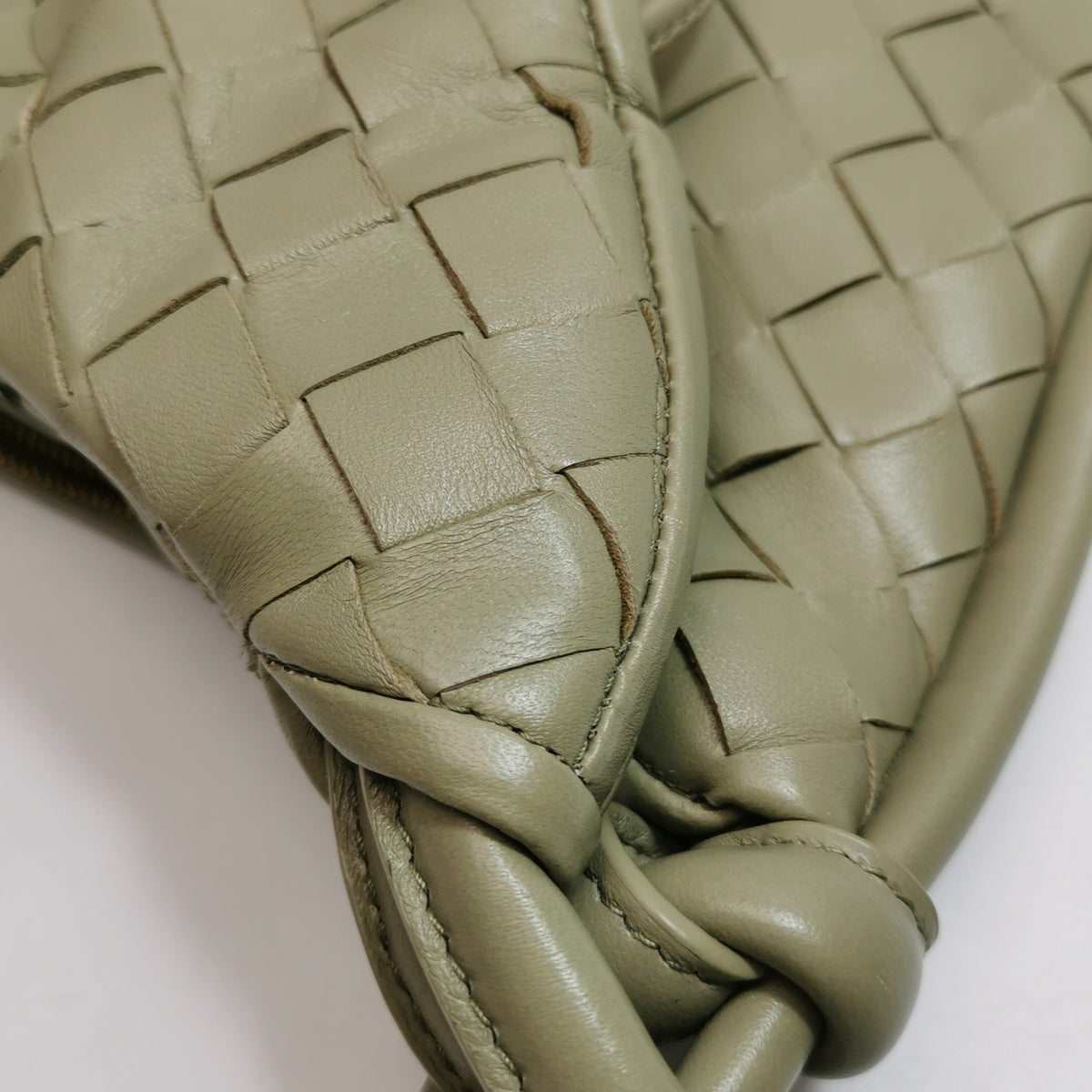 Bottega Veneta Gemelli Medium Travertine Shoulder Bag