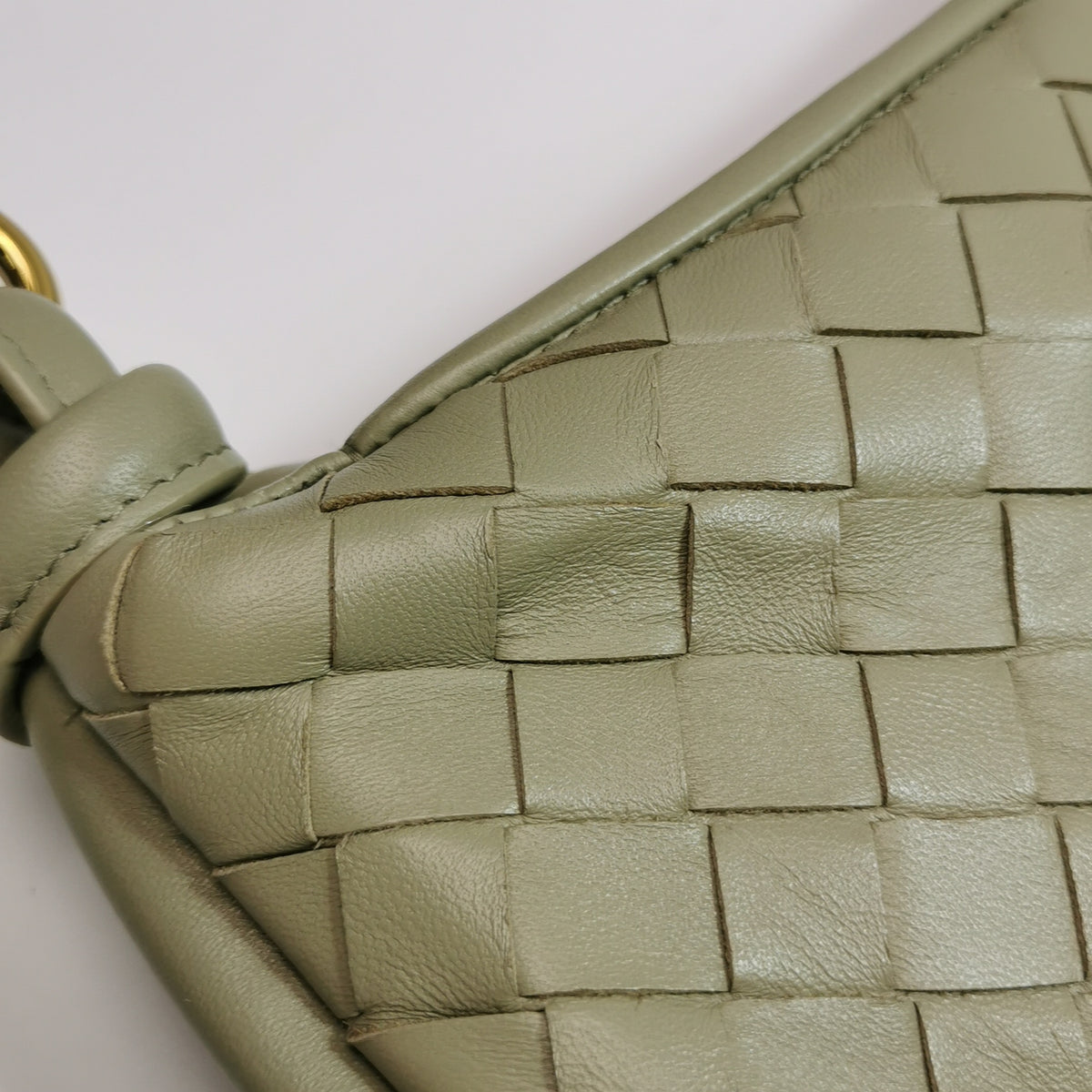 Bottega Veneta Gemelli Medium Travertine Shoulder Bag