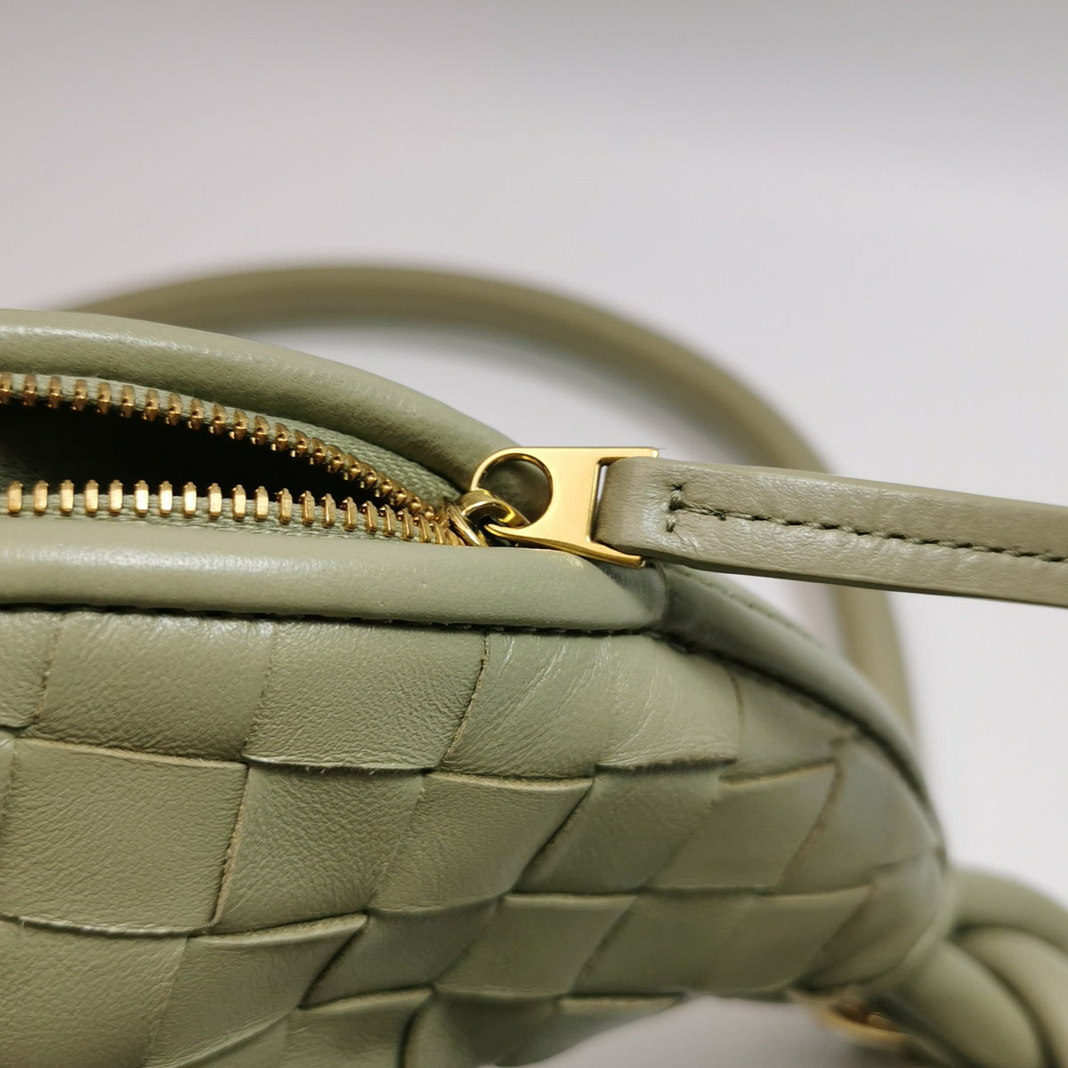 Bottega Veneta Gemelli Medium Travertine Shoulder Bag