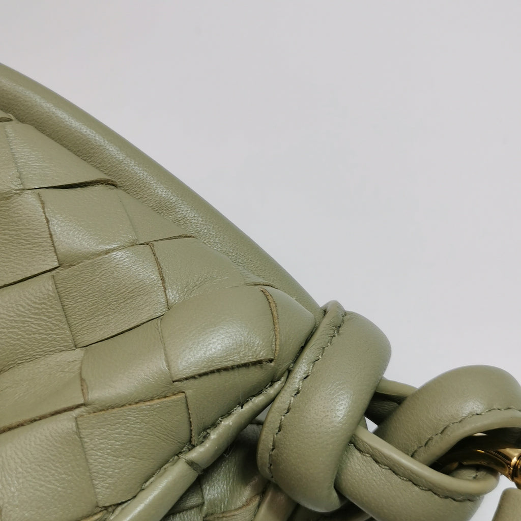 Bottega Veneta Gemelli Medium Travertine Shoulder Bag