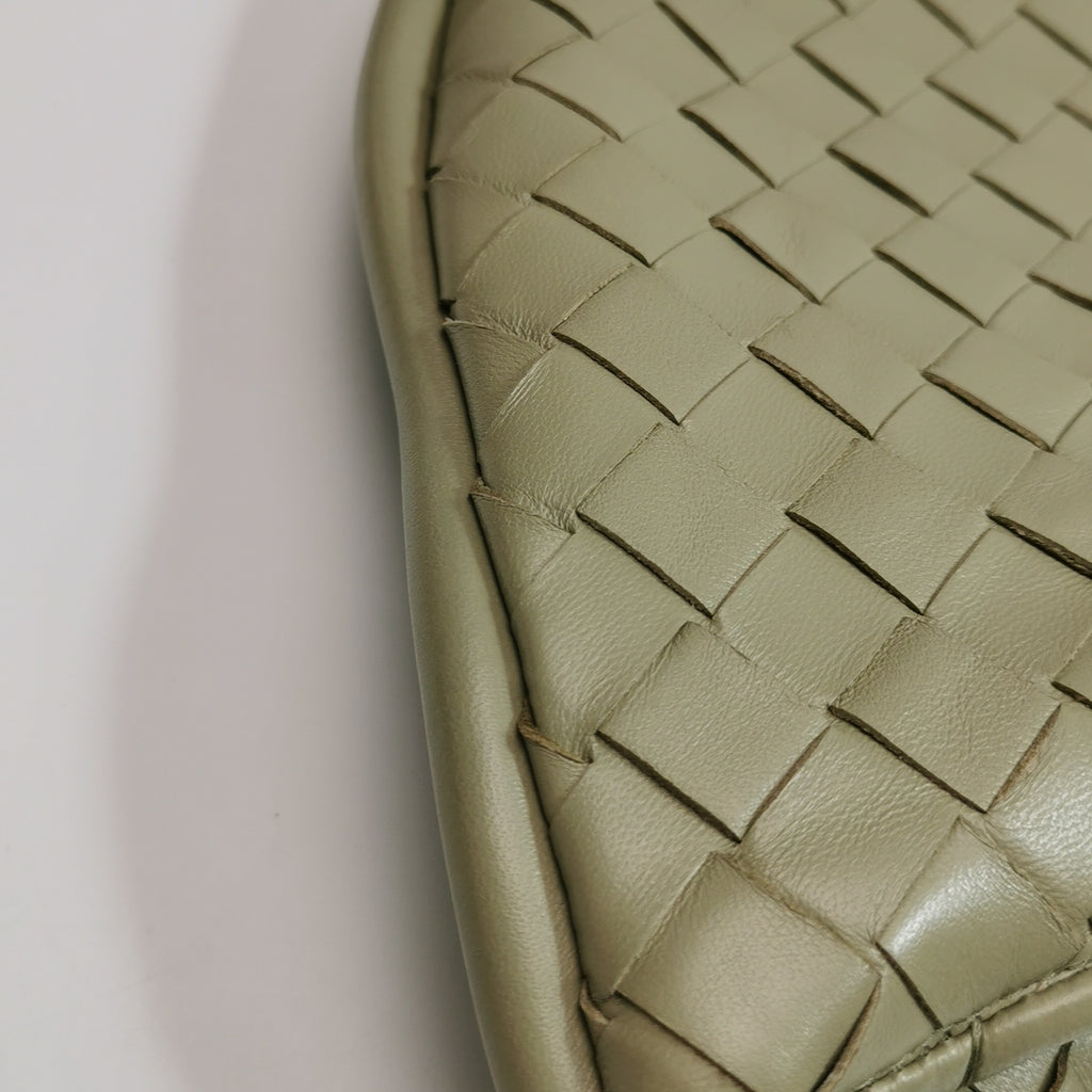 Bottega Veneta Gemelli Medium Travertine Shoulder Bag