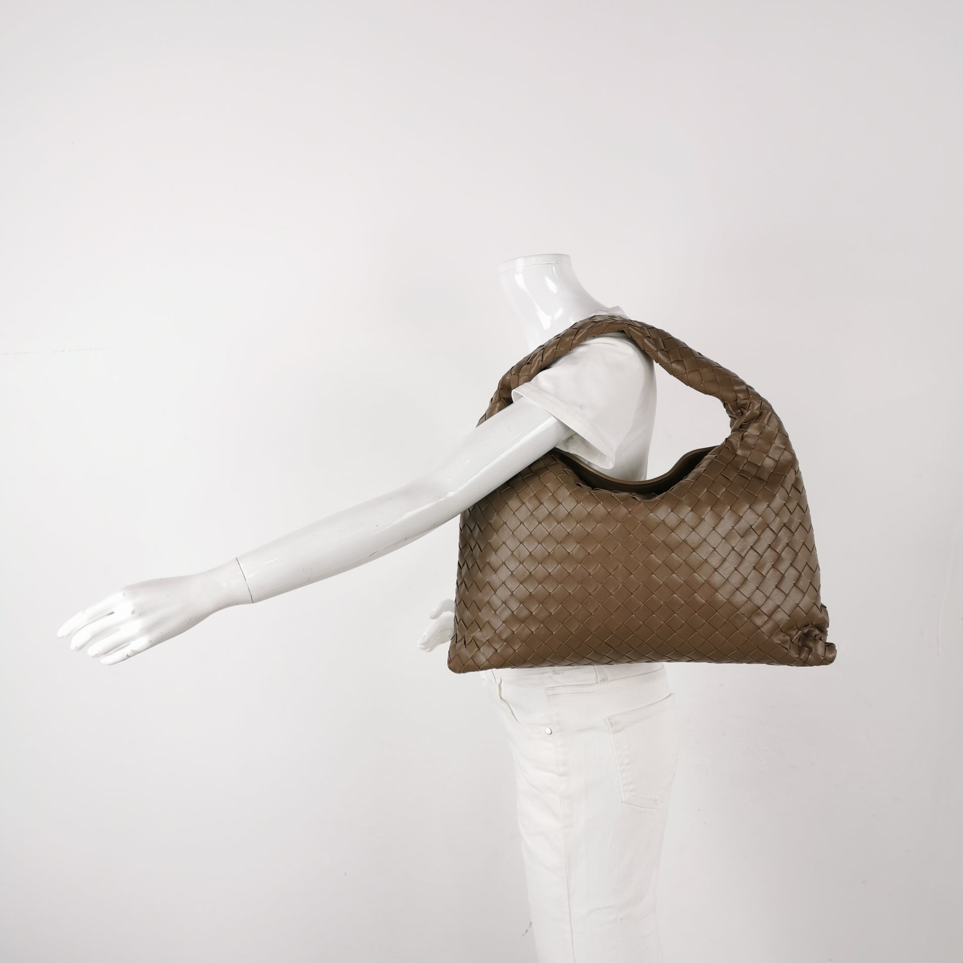 Bottega Veneta Hop Small Brown
