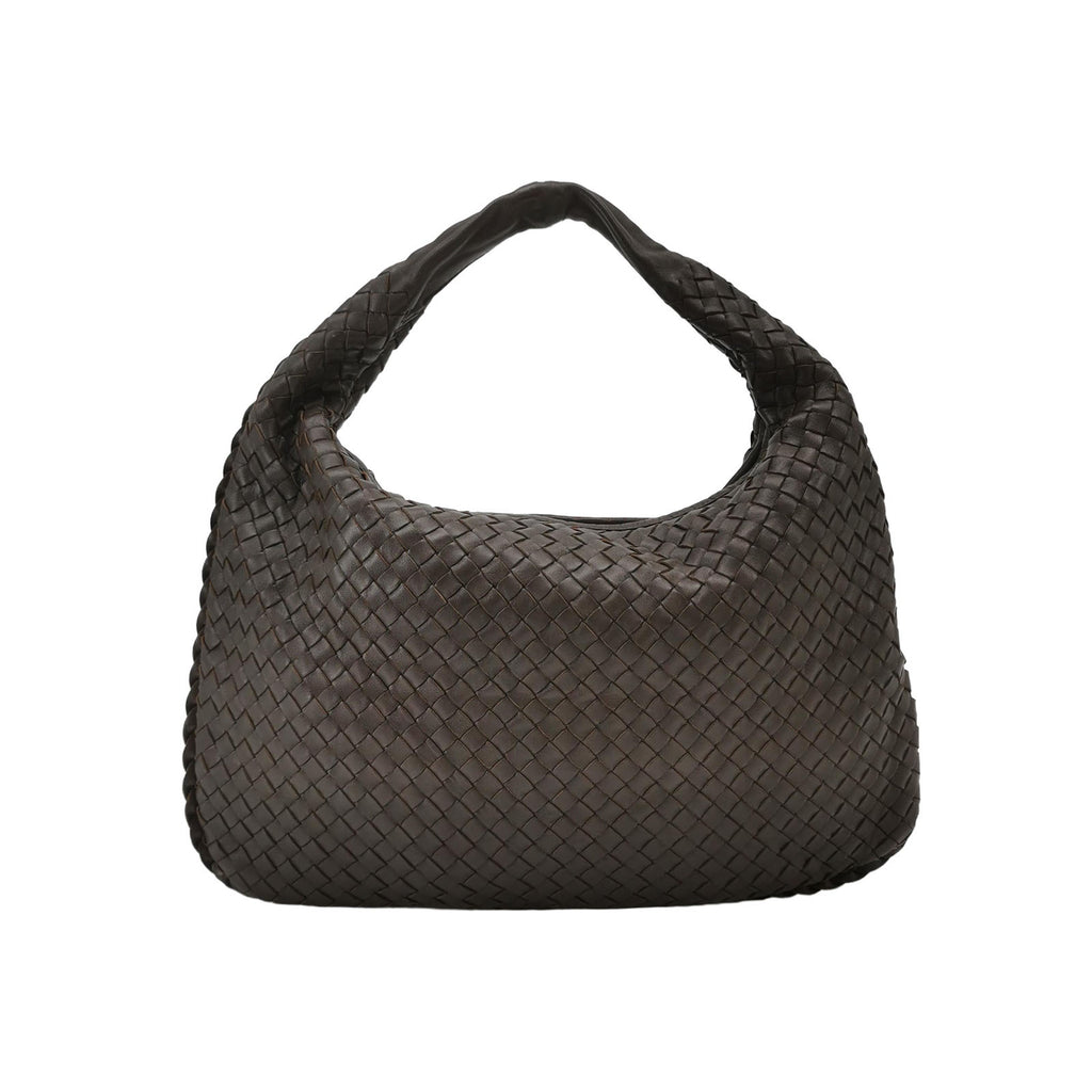 Bottega Veneta Intrecciato Hobo Dark Brown
