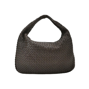 Bottega Veneta Intrecciato Hobo Dark Brown