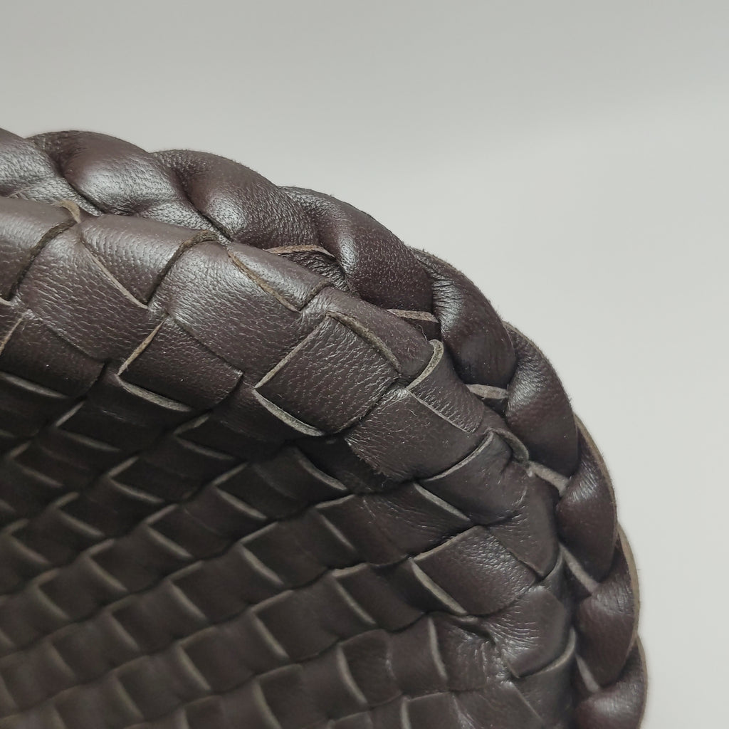 Bottega Veneta Intrecciato Hobo Dark Brown