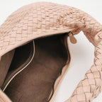 Bottega Veneta Intrecciato Hobo Light Pink