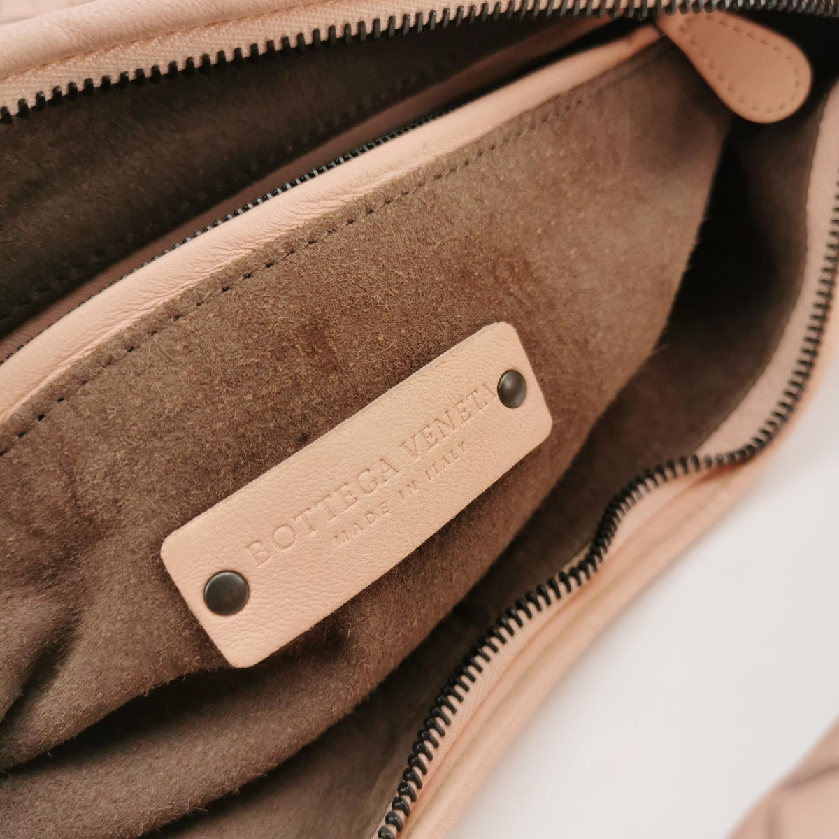Bottega Veneta Intrecciato Hobo Light Pink