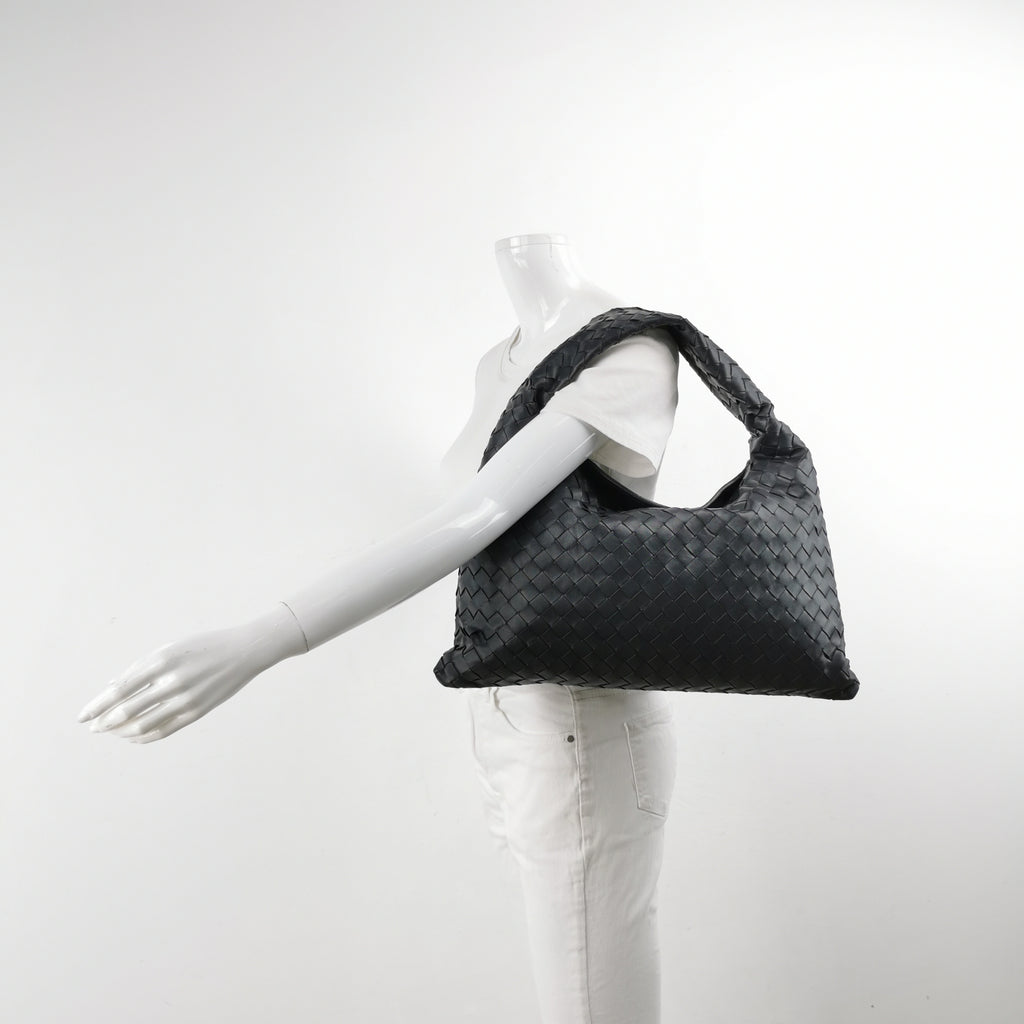 Bottega Veneta Hop Small Black