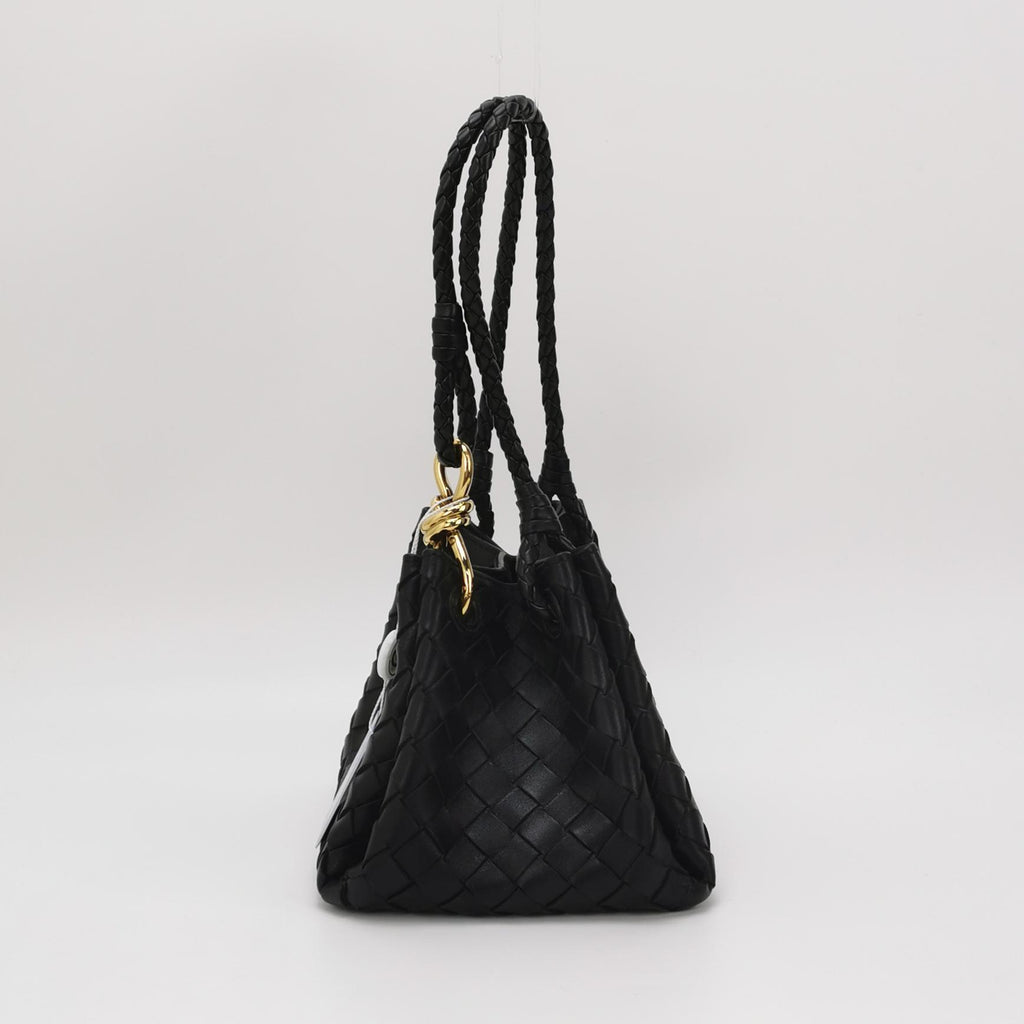 Bottega Veneta Parachute Small Hobo Black