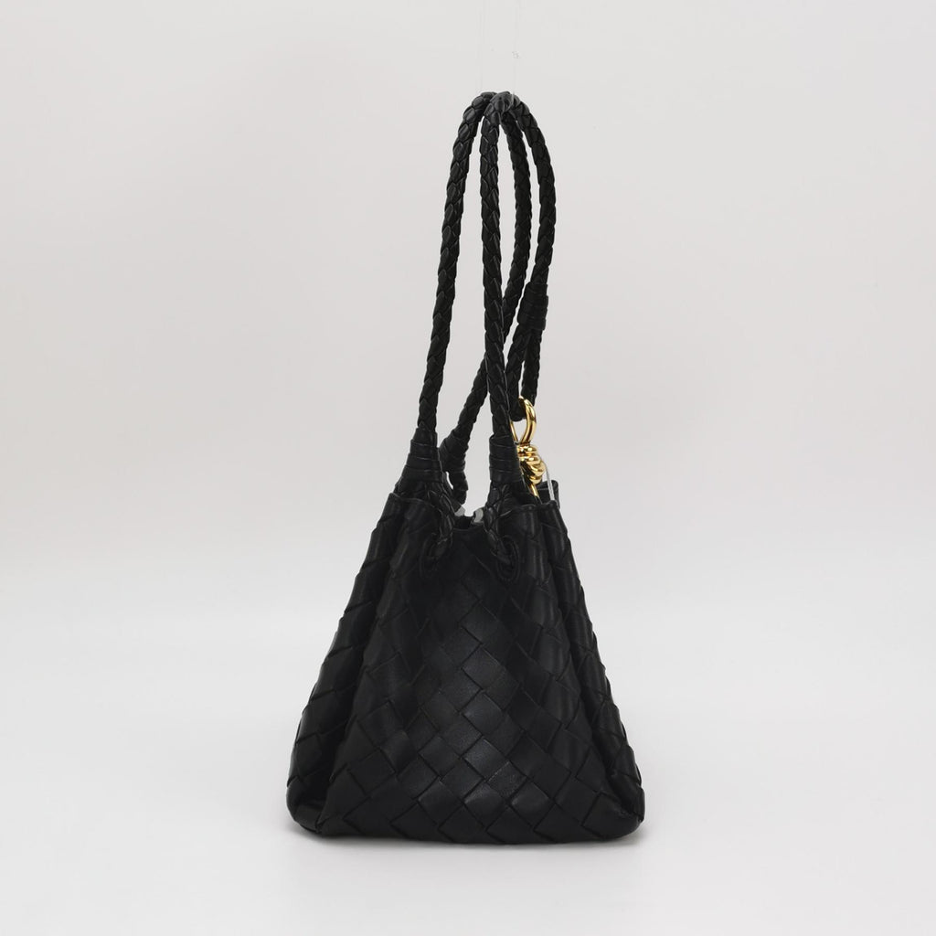Bottega Veneta Parachute Small Hobo Black