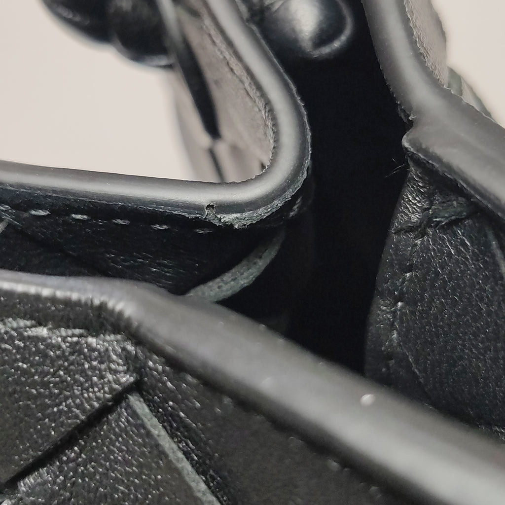 Bottega Veneta Parachute Small Hobo Black