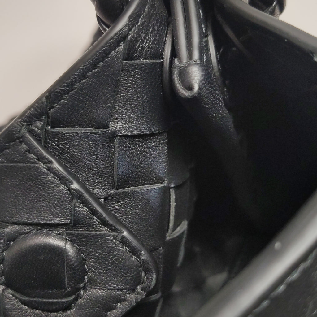 Bottega Veneta Parachute Small Hobo Black