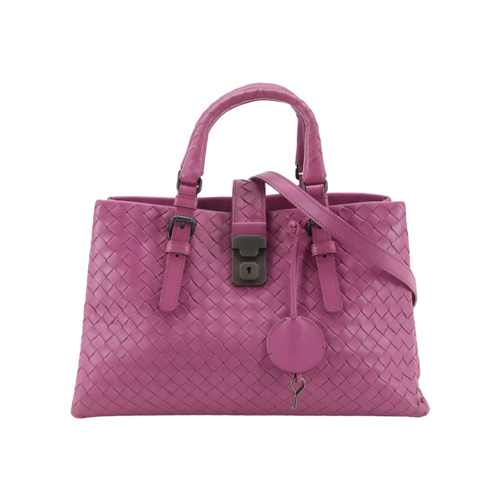 Bottega Veneta Intrecciato Roma Small Pink