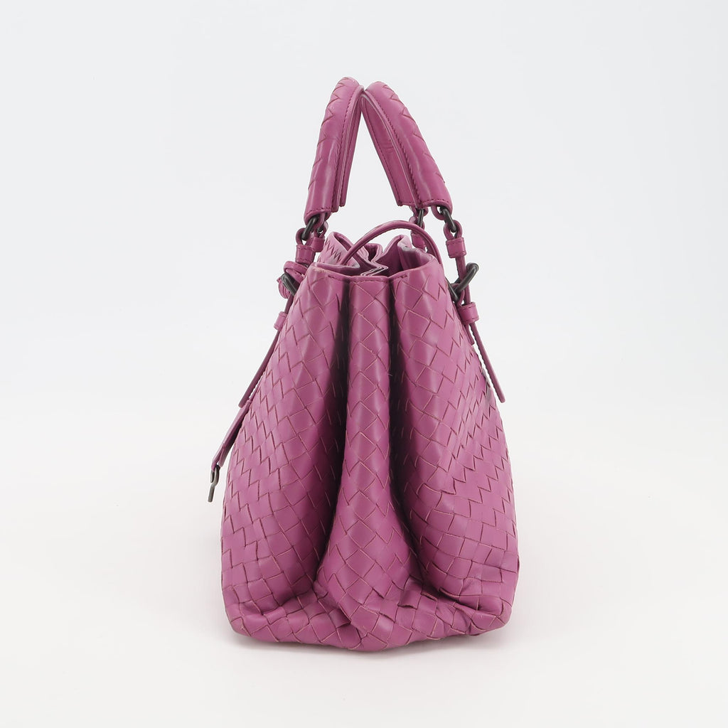 Bottega Veneta Intrecciato Roma Small Pink