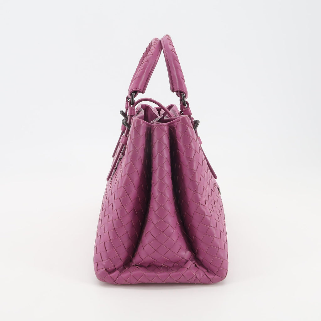 Bottega Veneta Intrecciato Roma Small Pink