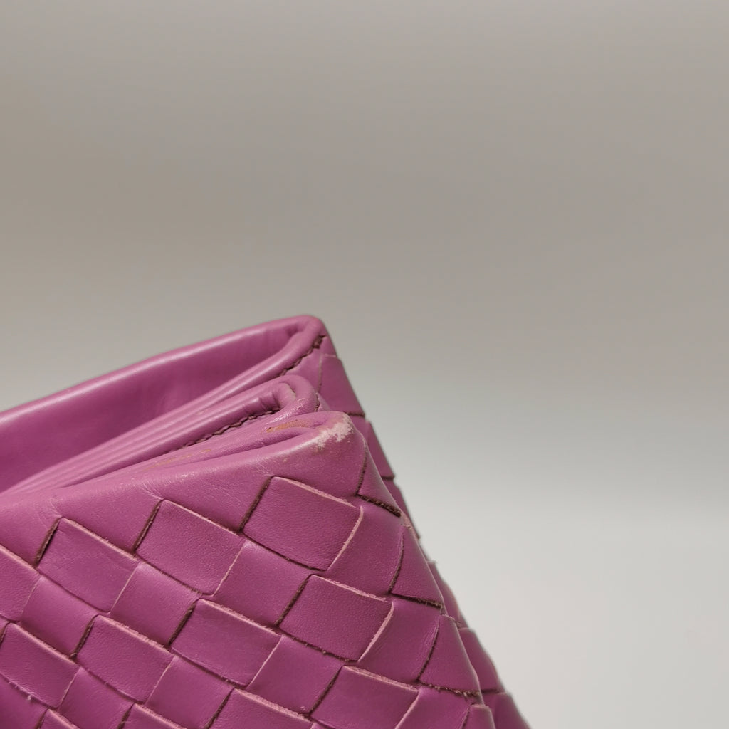 Bottega Veneta Intrecciato Roma Small Pink