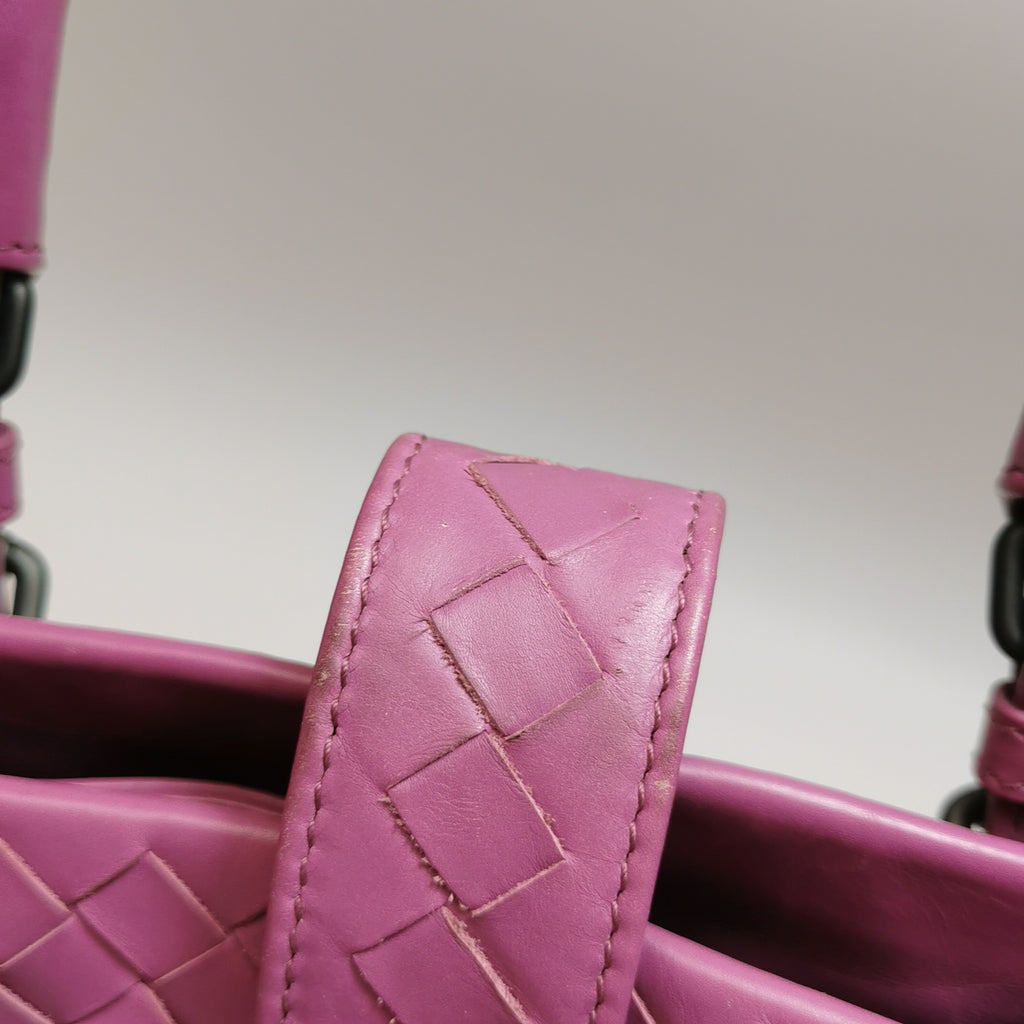 Bottega Veneta Intrecciato Roma Small Pink