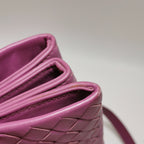 Bottega Veneta Intrecciato Roma Small Pink