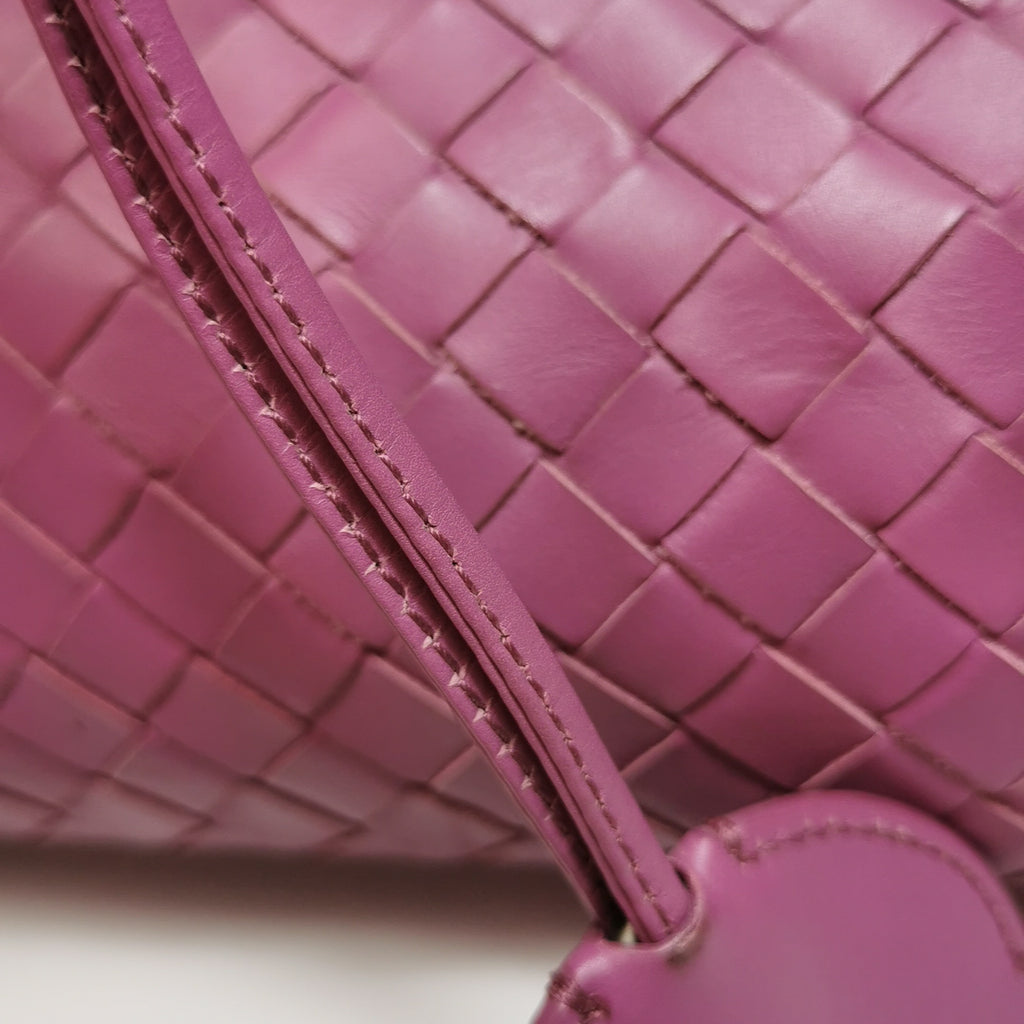 Bottega Veneta Intrecciato Roma Small Pink