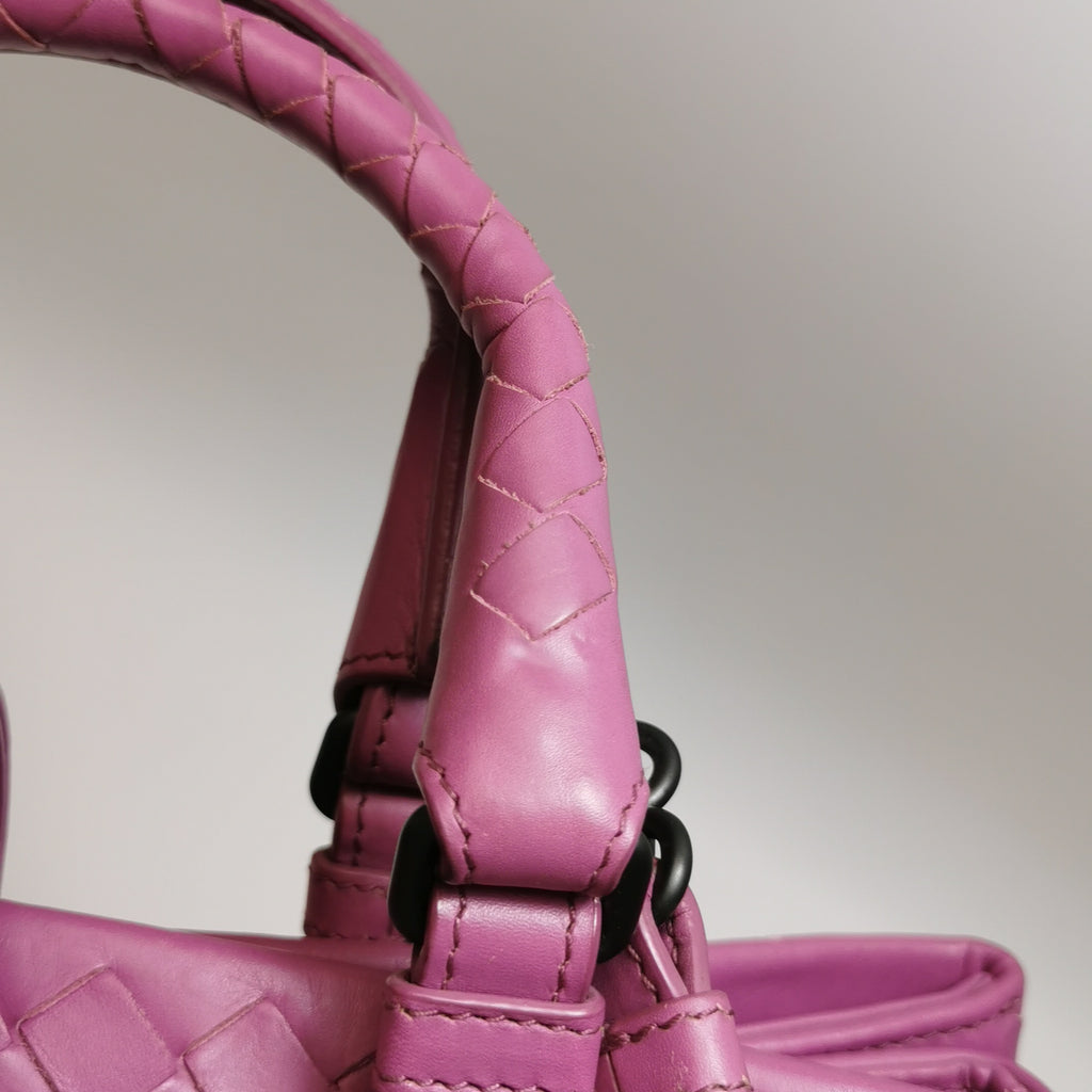Bottega Veneta Intrecciato Roma Small Pink